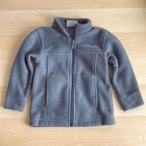 Columbia Slate Gray Fleece Zip Up Size 18-24months